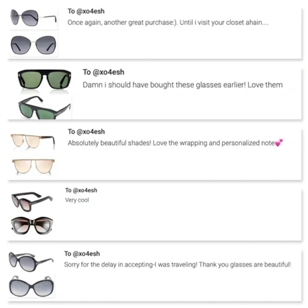 New Tom Ford Stephanie-02 Aviator Sunglasses - Picture 12 of 16